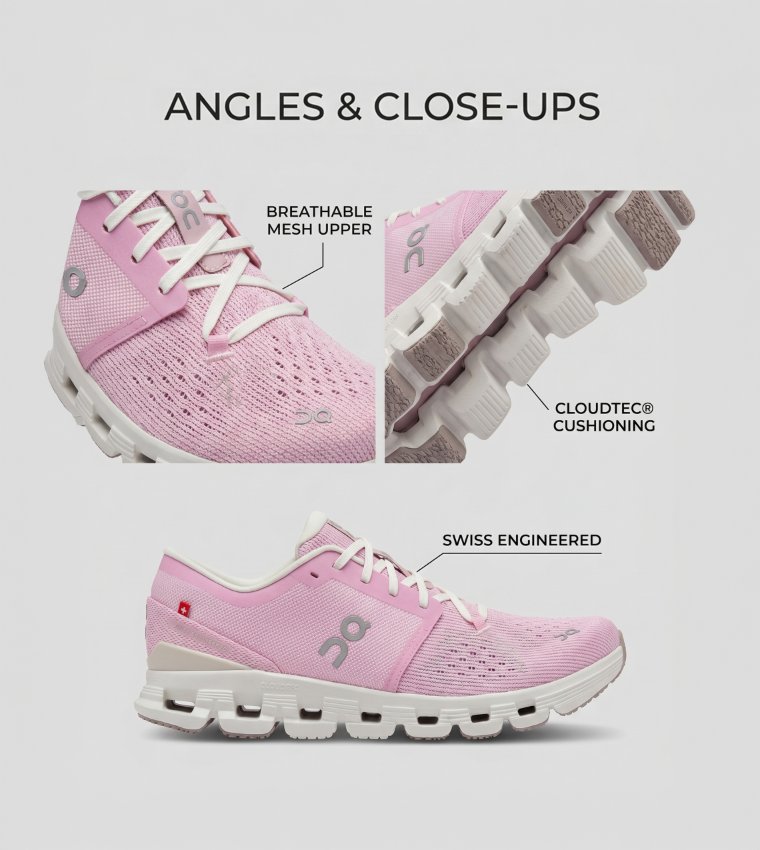 ON  Running Shoes - Pink Running Shoes