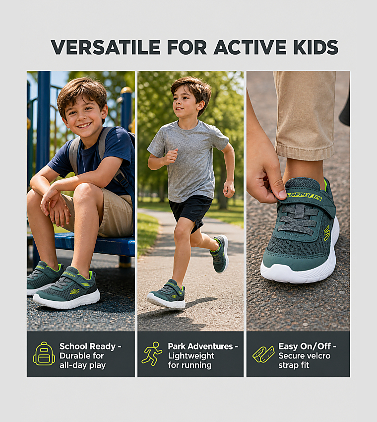 Skechers  Low Top - Grey Low Top