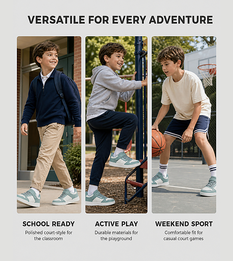 QUICK STREET Velcro Closure Sneakers
