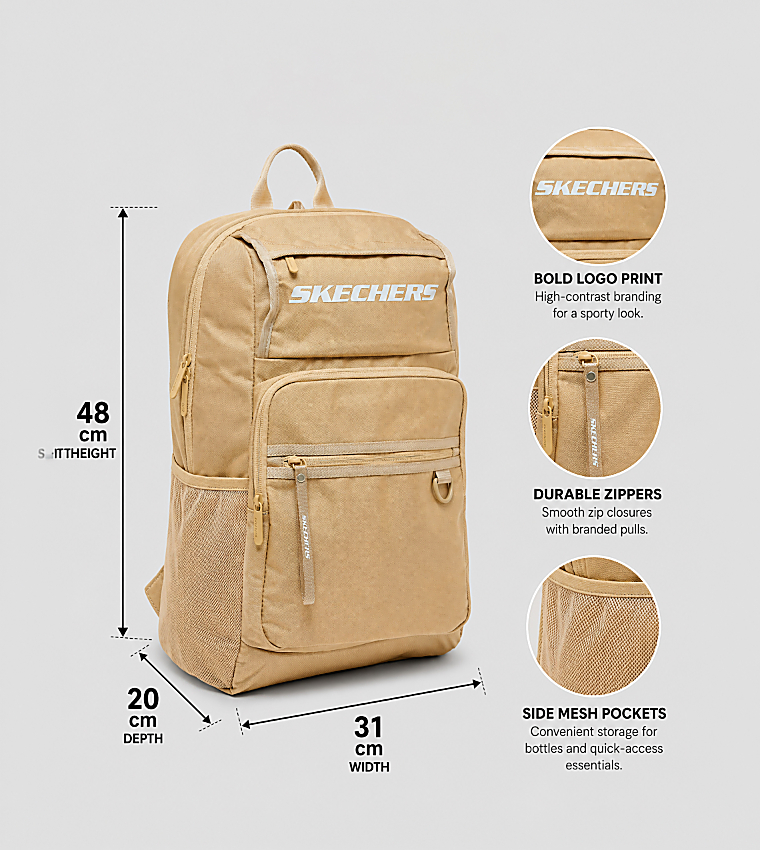 Skechers  Backpacks - Beige Backpacks
