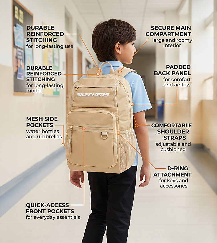 Skechers  Backpacks - Beige Backpacks