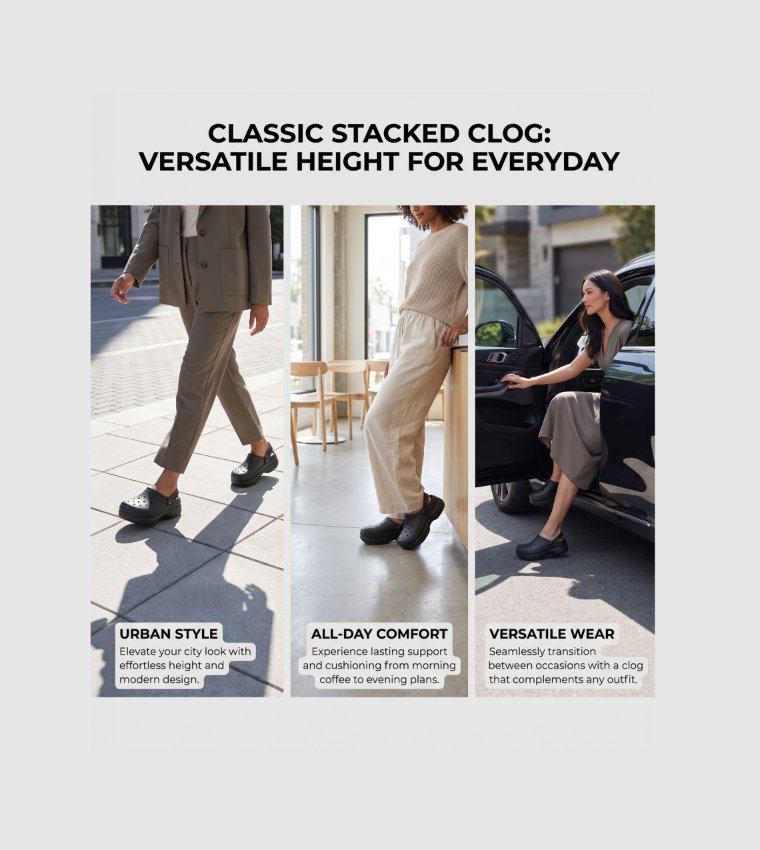 Classic Stacked Clog