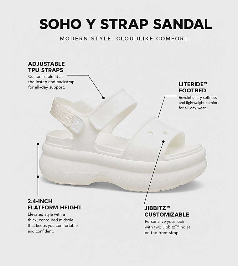 Soho Y Strap Sandal