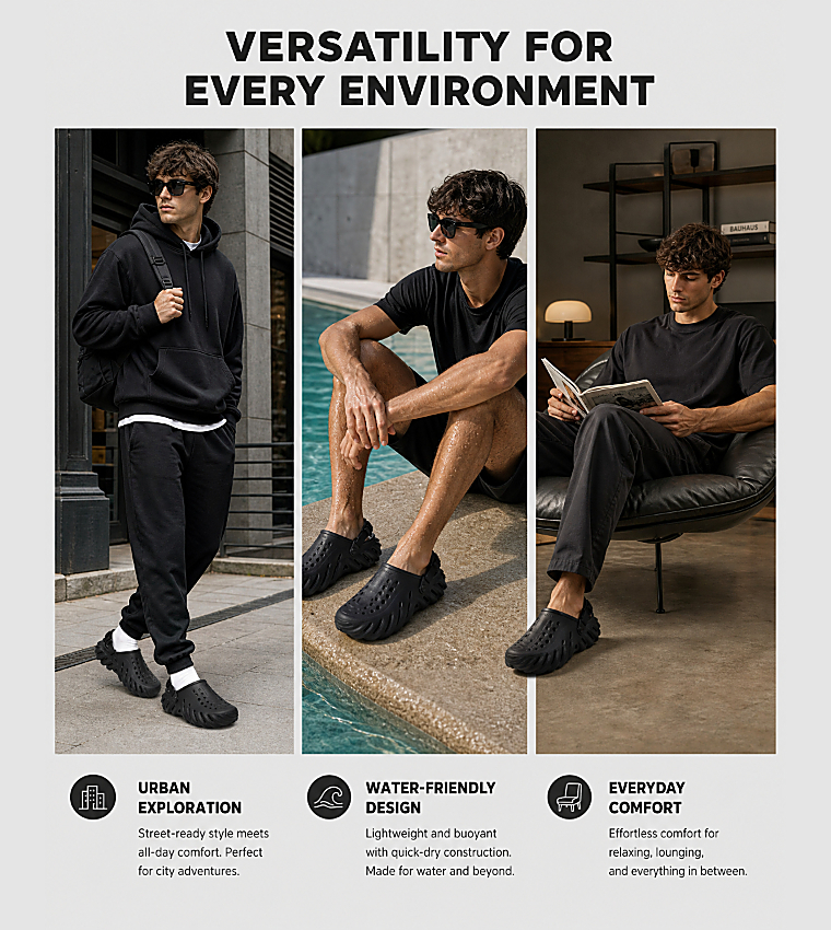 Crocs  Clogs - Black 