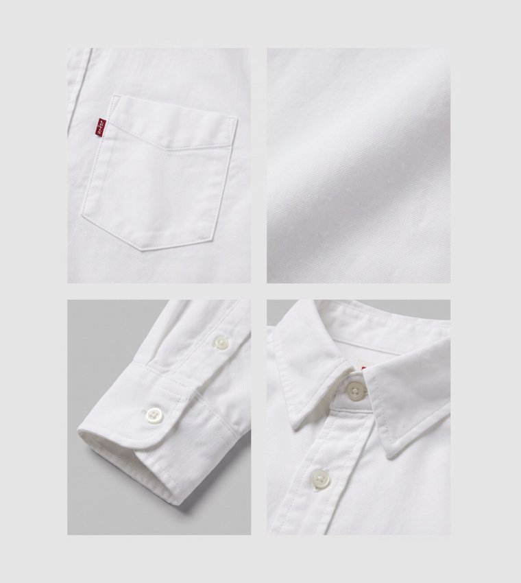 Levi's  Long Sleeves - White Casual Shirts