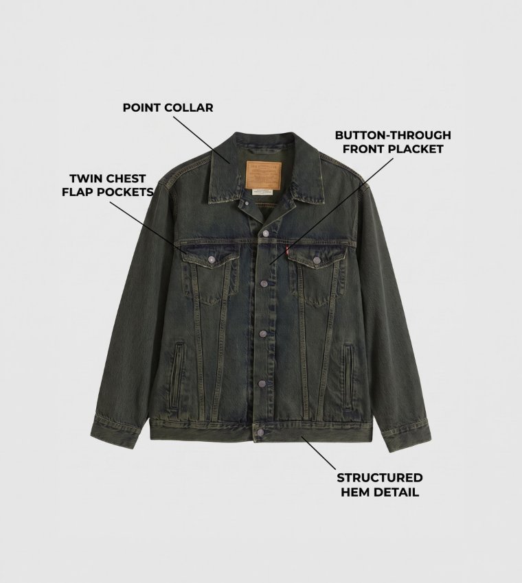Long Sleeves Type 3 Trucker Denim Jacket