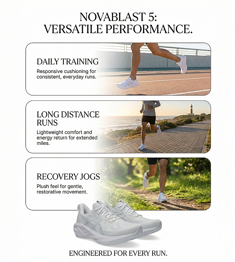 NOVABLAST 5 Lace Up Running Shoes