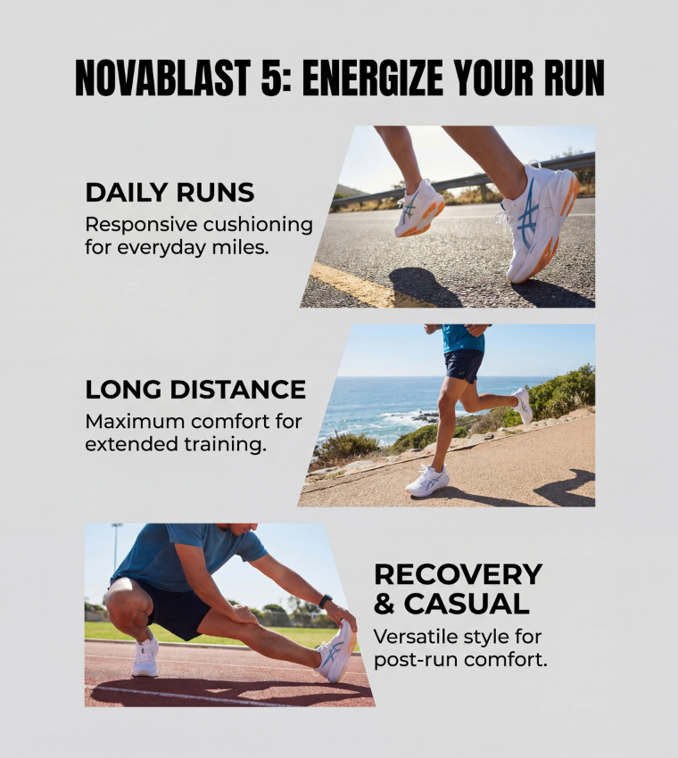 NOVABLAST 5 Lace Up Running Shoes