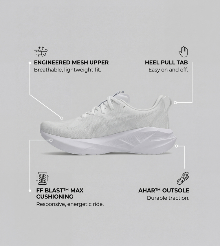 NOVABLAST 5 Lace Up Running Shoes