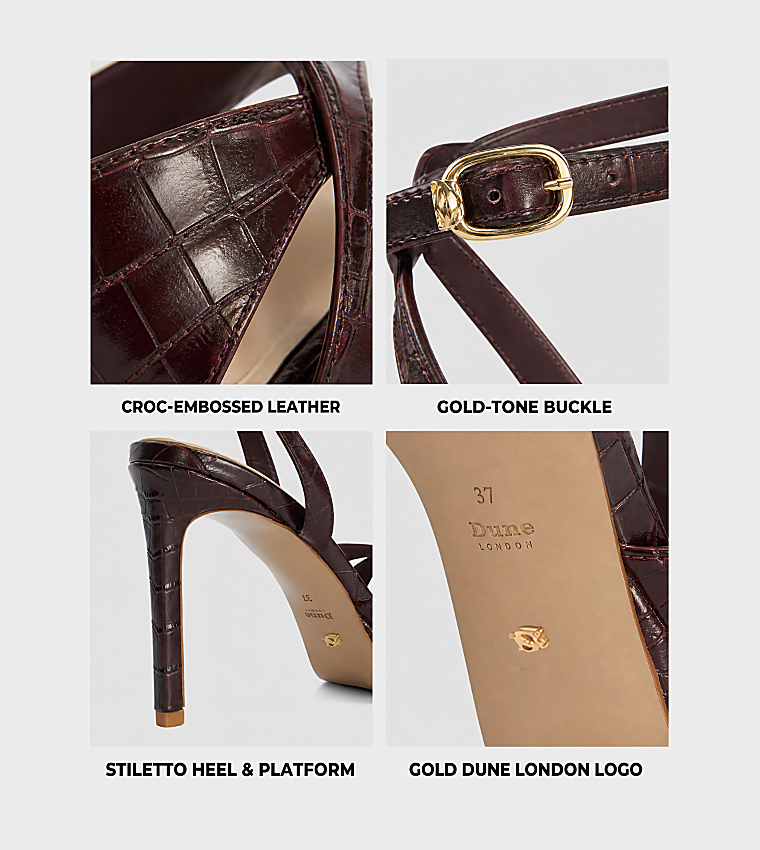 Dune London  Stilettos - Burgundy Stilettos