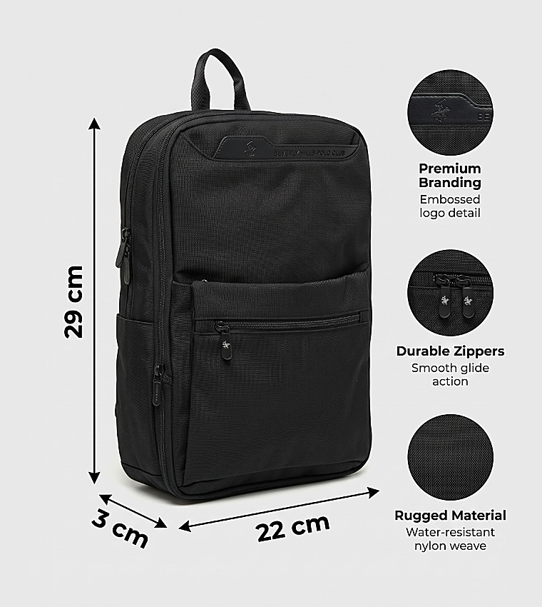 Solid Front Pocket Backpack