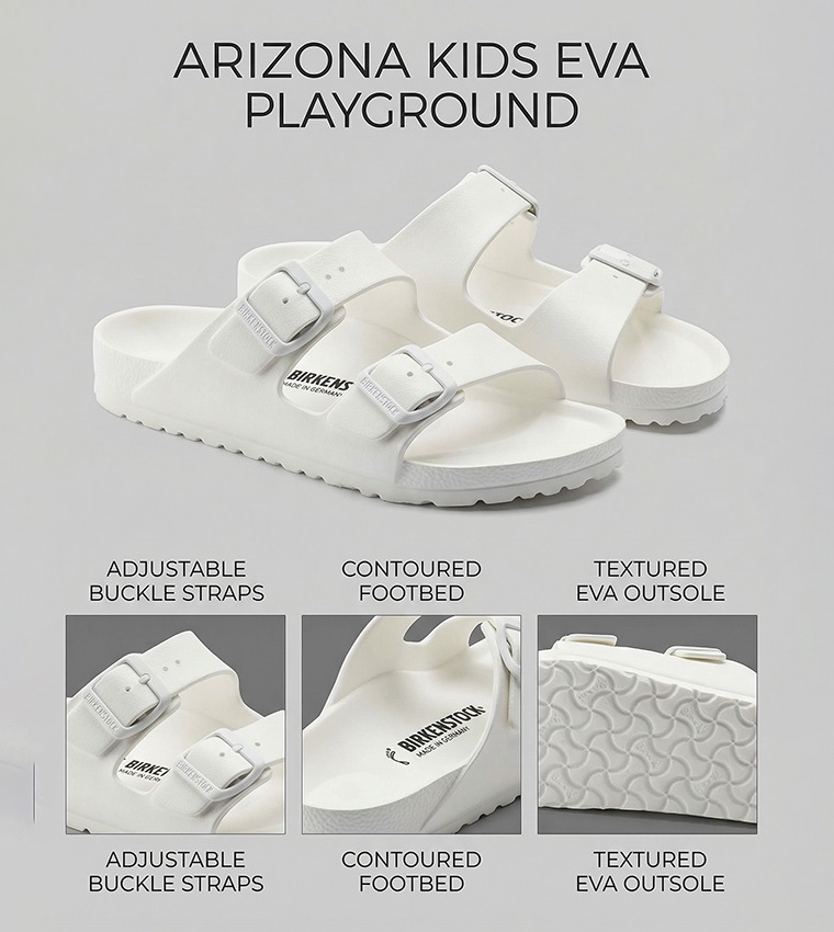 Arizona Kids Eva Playground White