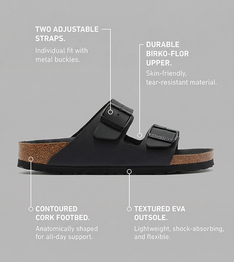 Arizona Birko-Flor Triples Black