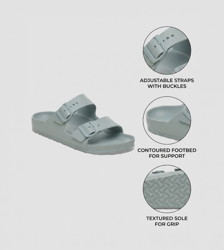 Birkenstock  Casual Sandals - Grey Casual Sandals