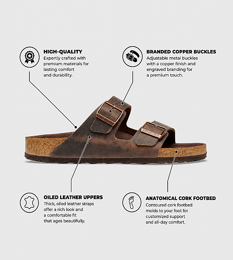 Birkenstock  Casual Sandals - Brown Casual Sandals