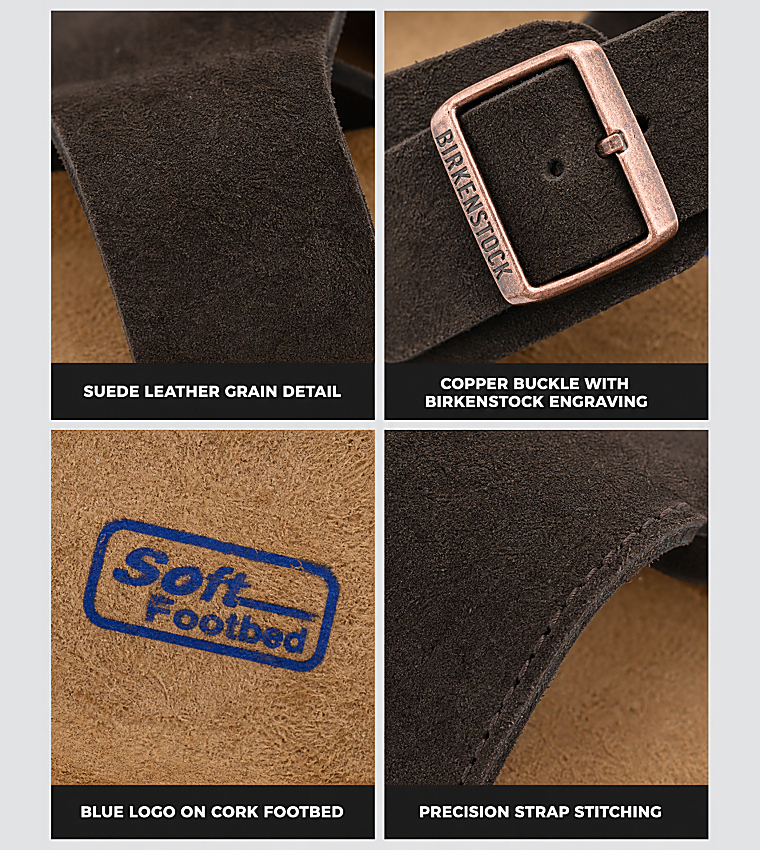 Arizona Suede Leather Mocca