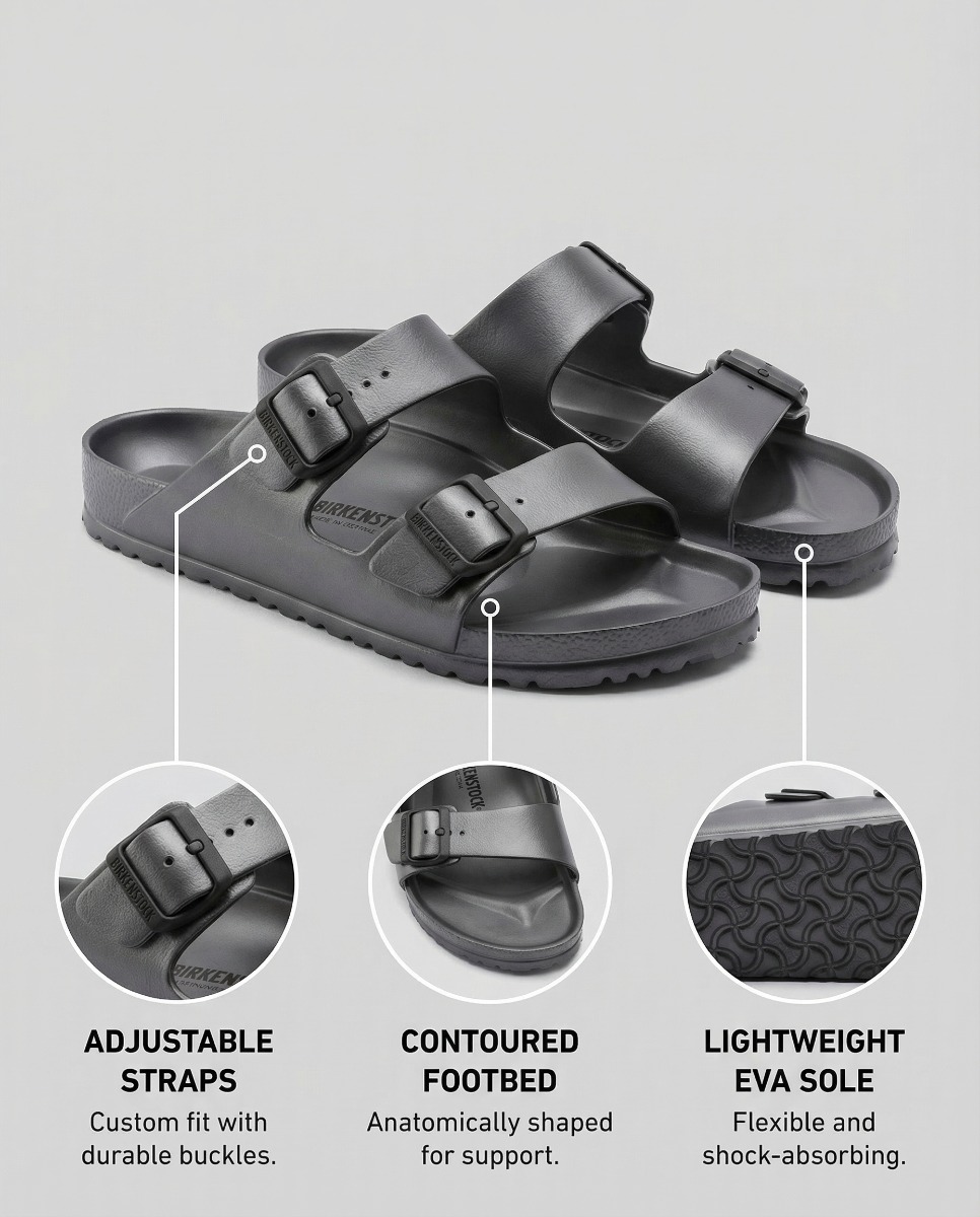 Arizona Eva Metallic Anthracite