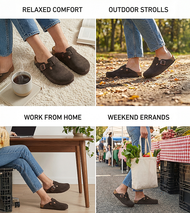 Boston Suede Leather Mocca