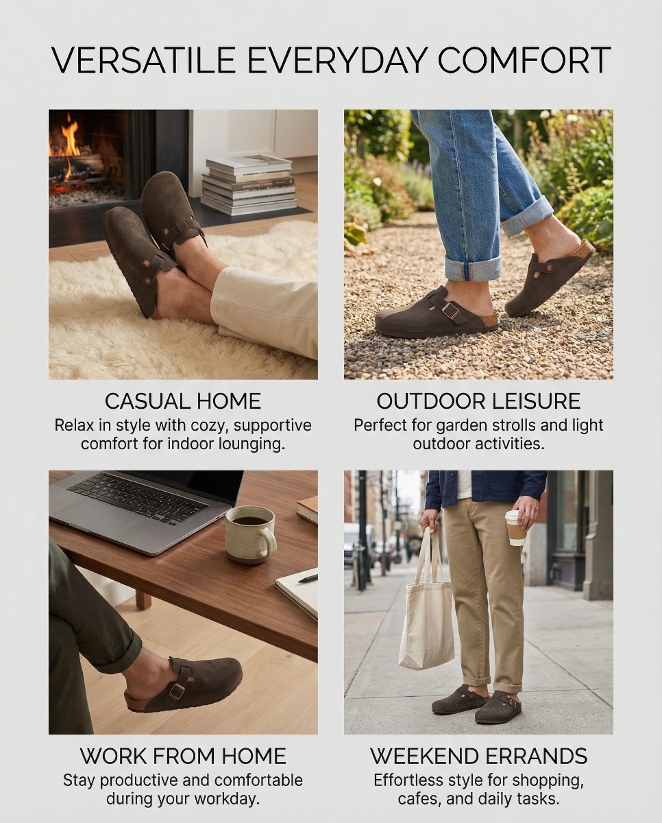 Boston Suede Leather Mocca