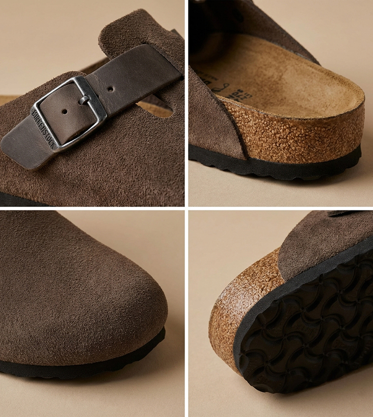 Boston Suede Leather Mocca