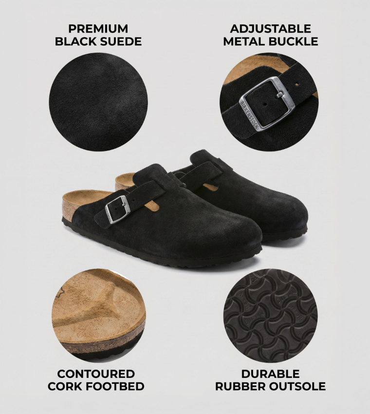 Boston Soft Footbed Black