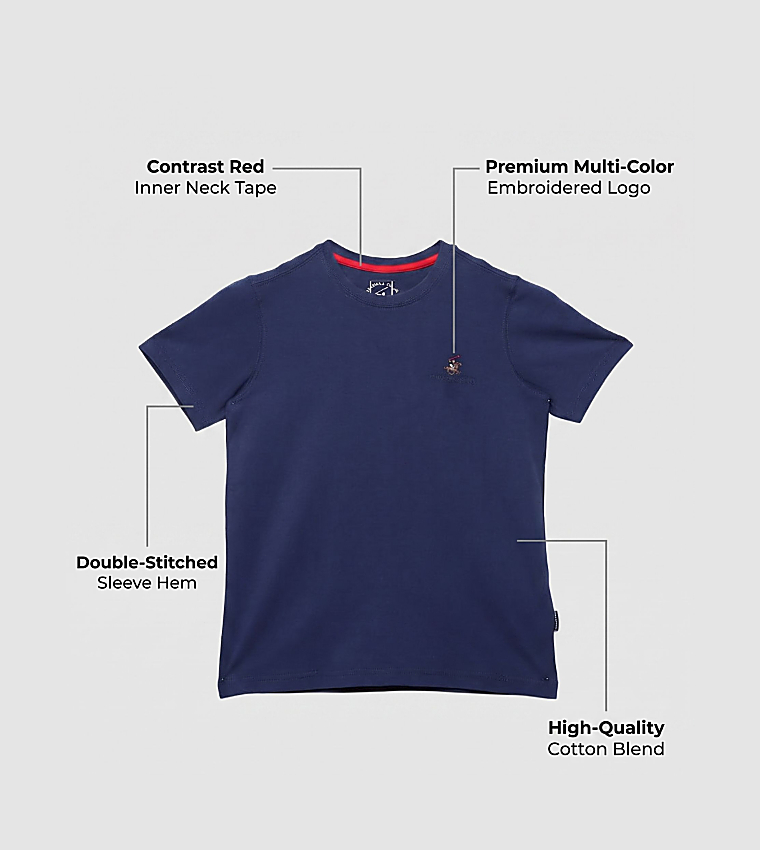 Logo Embroidered Short Sleeves T-Shirt