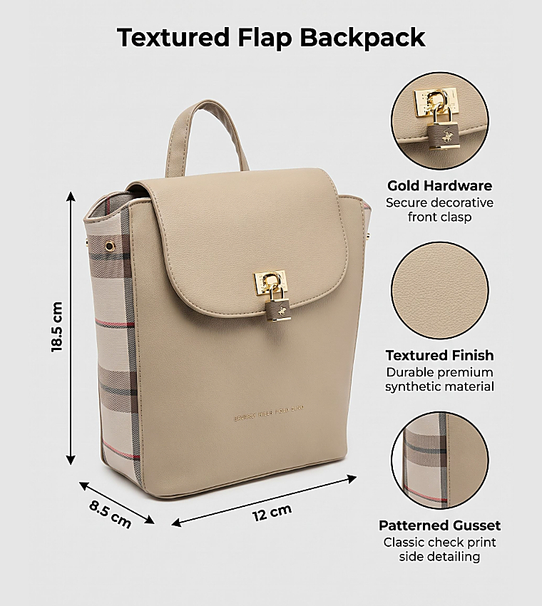 Beverly Hills Polo Club  Backpacks - Beige 