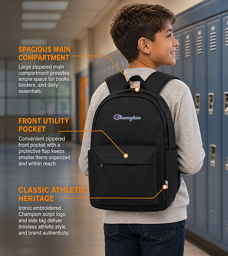 Champion  Backpacks - BLACK Backpacks