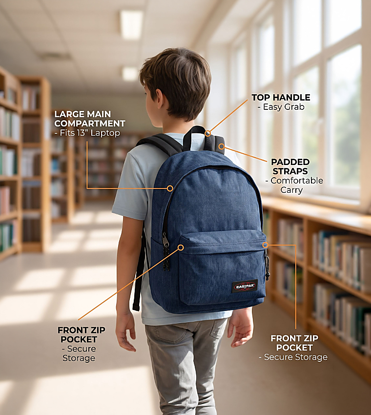 Textured Zip Around Backpack
