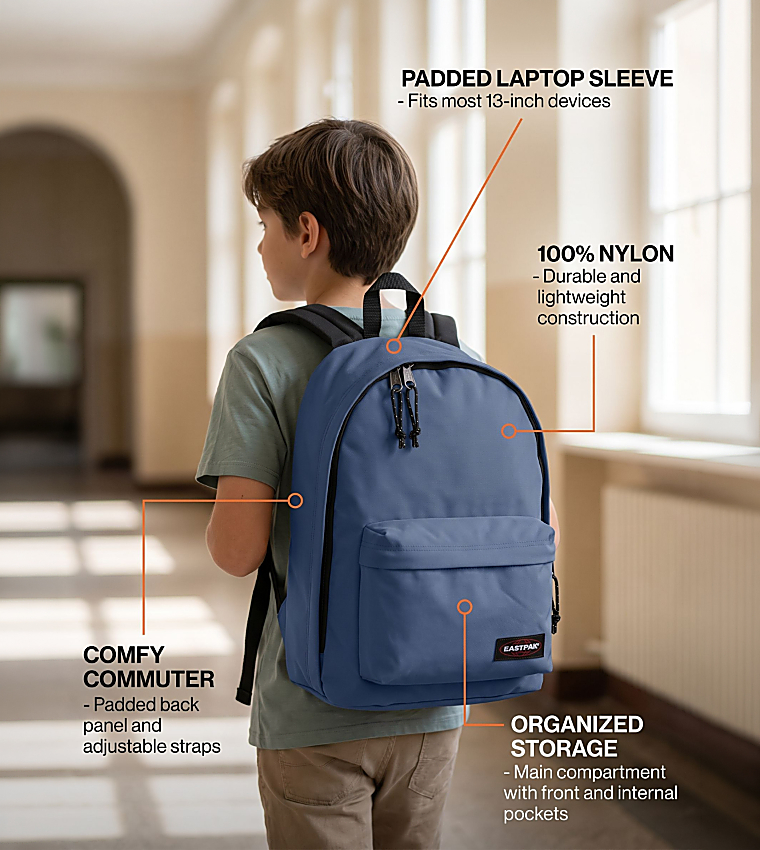 Solid Zip Around Backpack