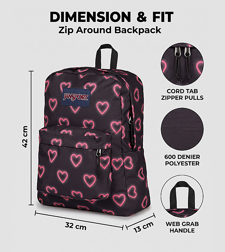 SUPERBREAK Printed Zip Around Backpack