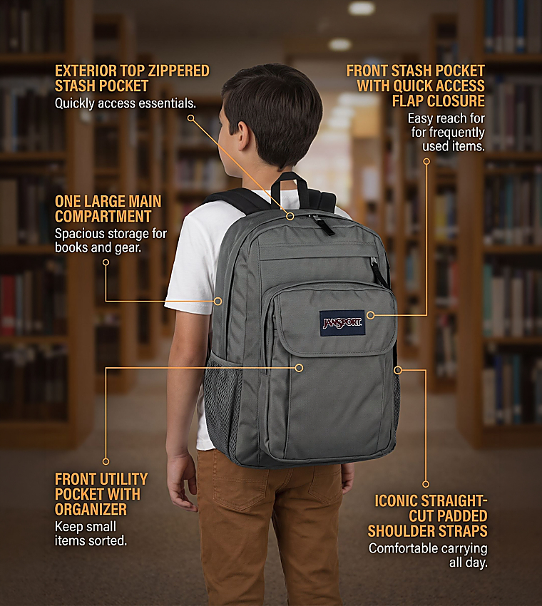 UNION PACK Zip Around Backpack