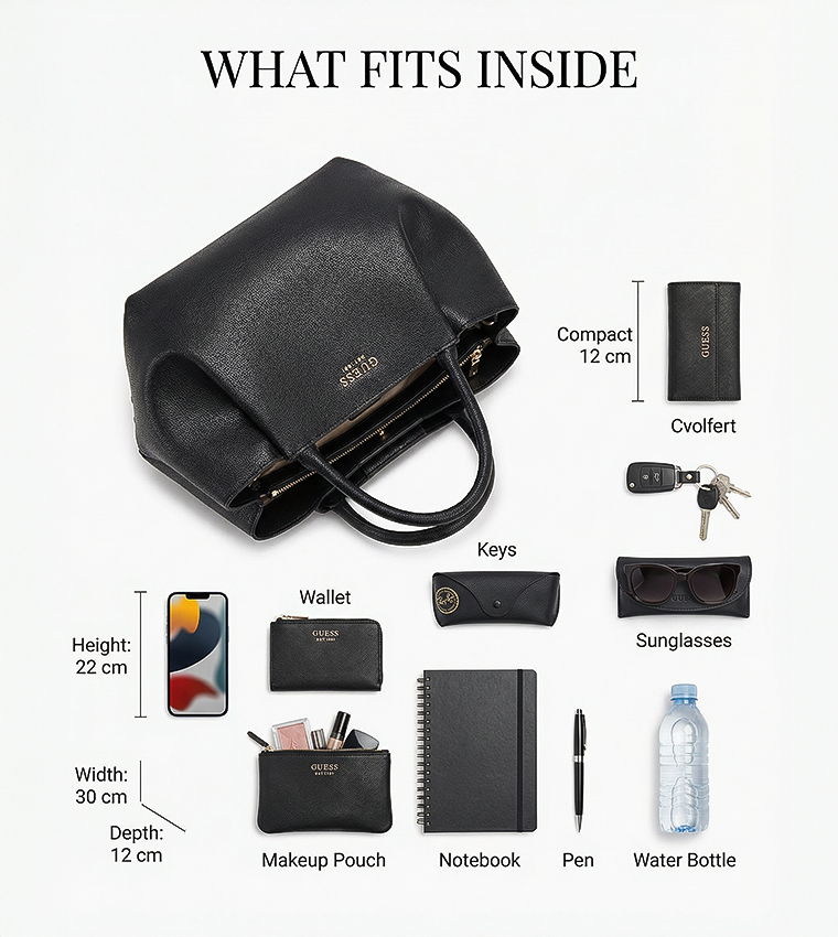 AMORETTE Textured Satchel Bag