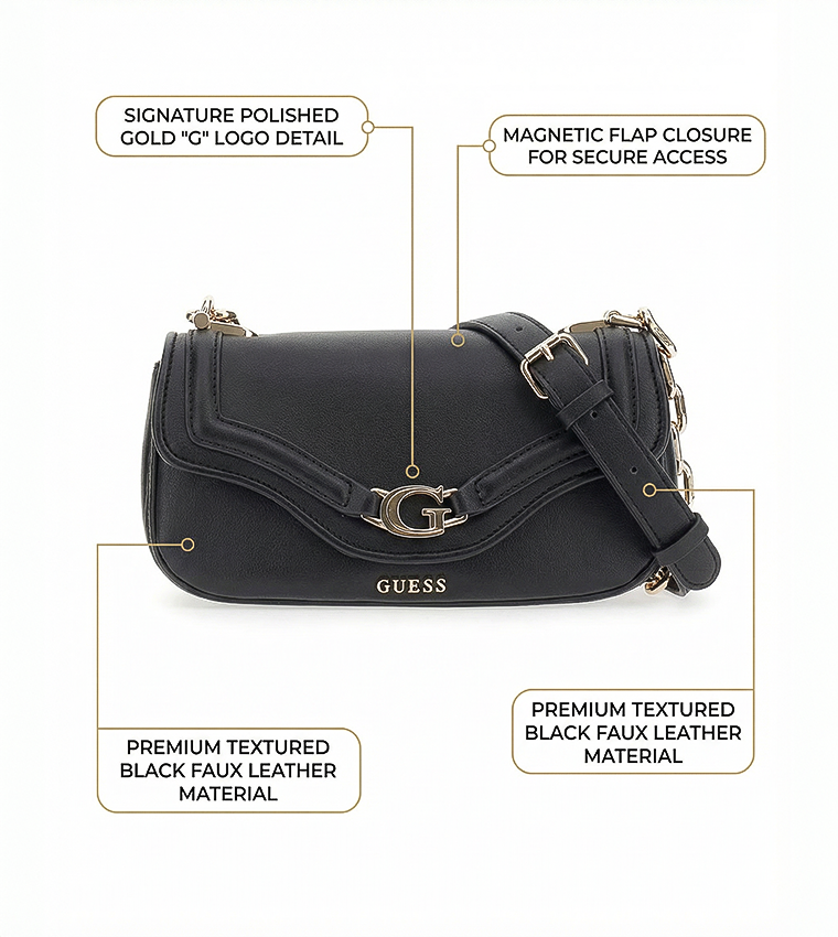 DEA Logo Detail Crossbody Bag