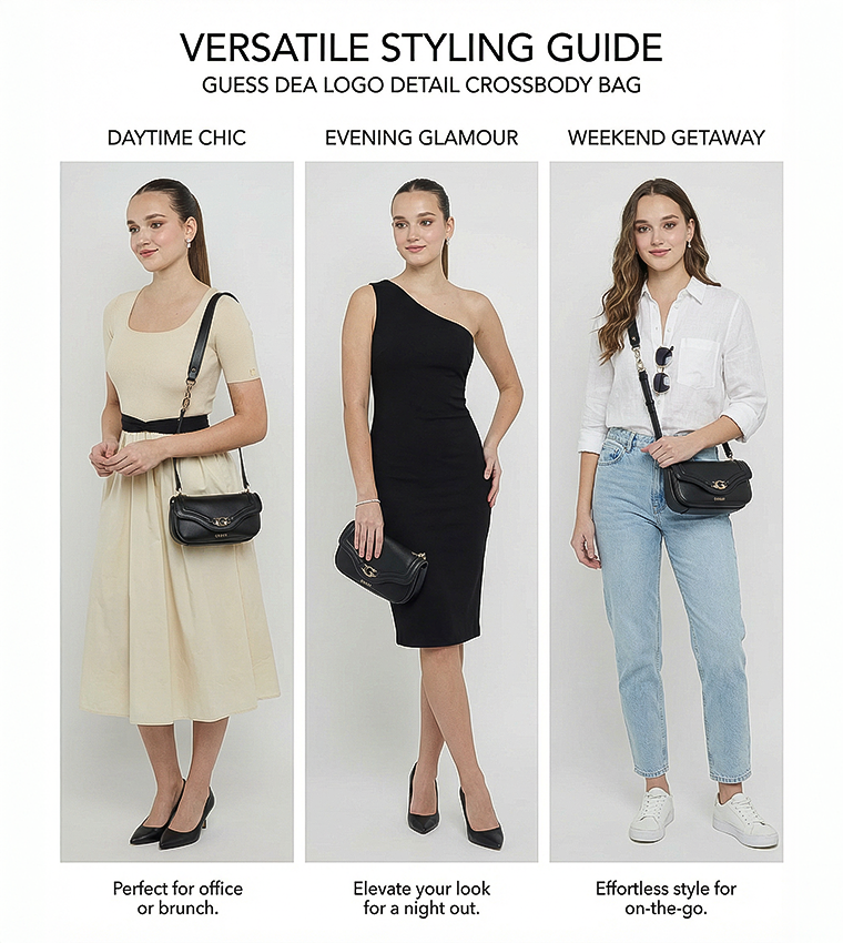 DEA Logo Detail Crossbody Bag
