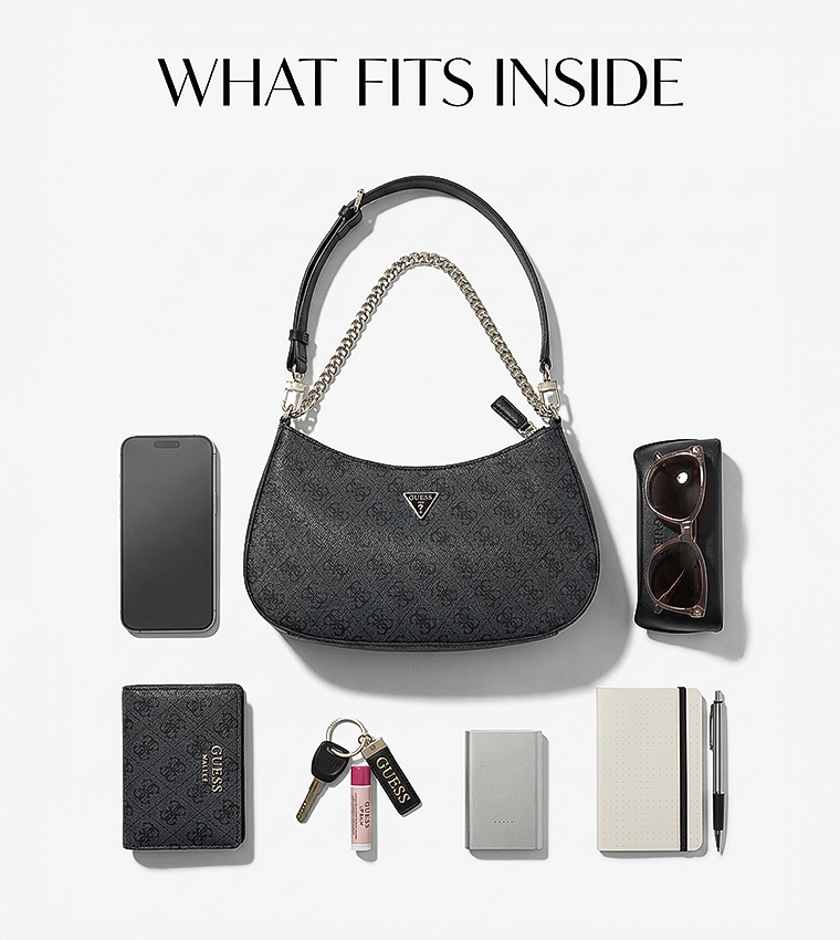 NOELLE II Monogram Patterned Shoulder Bag