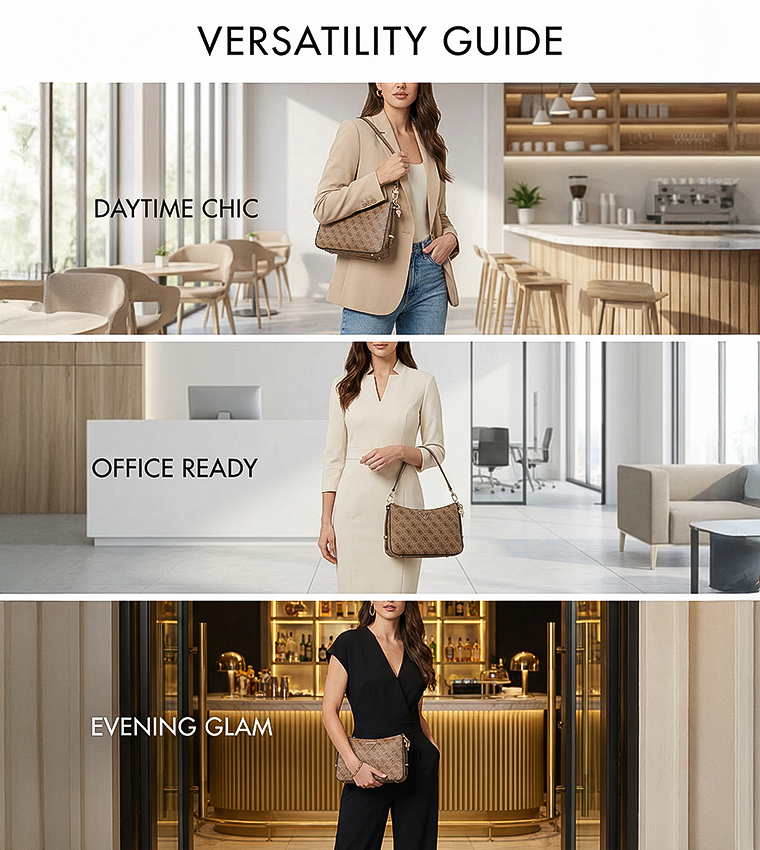 ECO ERICA Monogram Patterned Shoulder Bag