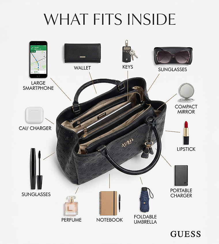 PHOEBE GIRLFRIEND Logo Debossed Handheld Bag