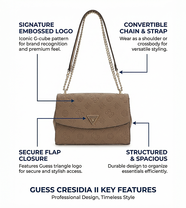 CRESIDIA II Convertible Shoulder Bag
