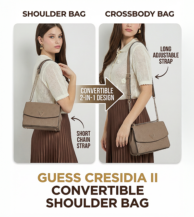 CRESIDIA II Convertible Shoulder Bag