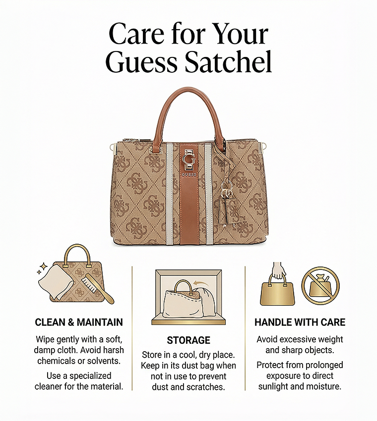 ERENIA Logo Printed Girlfriend Satchel Bag