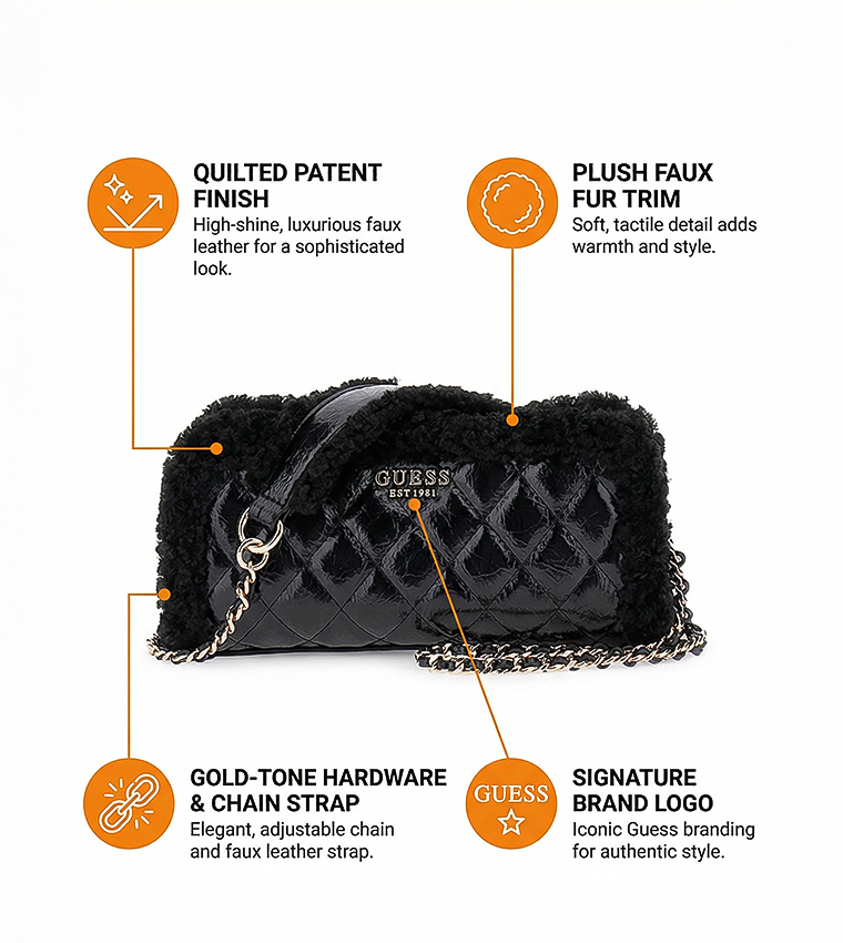 CRISTI Quilted Crossbody Bag