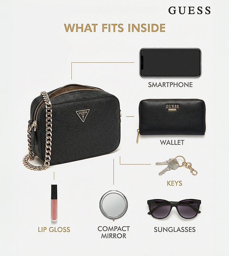 NOELLE II Logo Detail Camera Bag