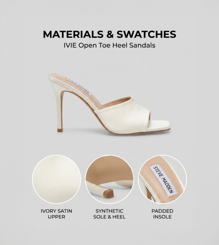 IVIE Open Toe Heel Sandals