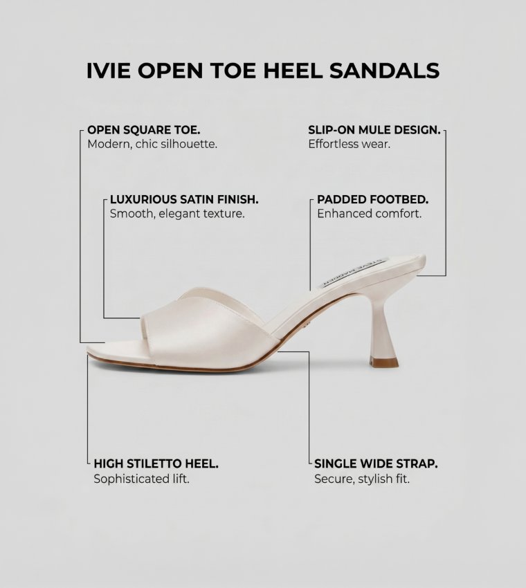 IVIE Open Toe Heel Sandals