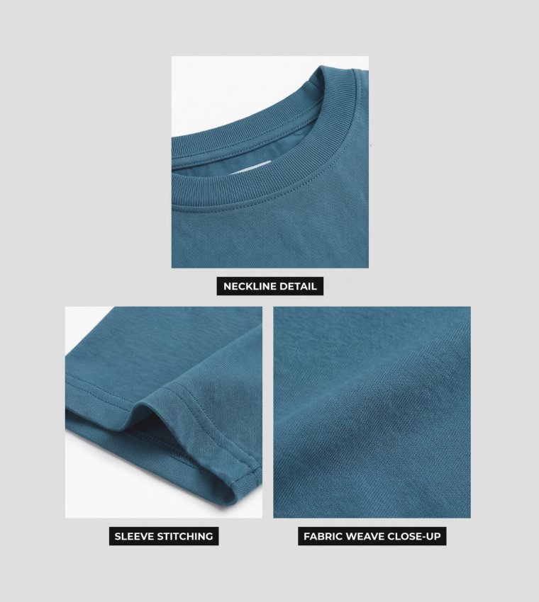 Levi's  Round Neck T-Shirts - Blue Round Neck T-Shirts