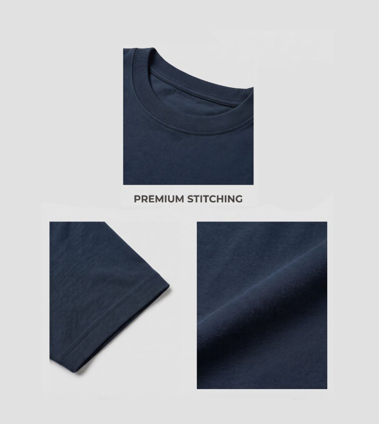 Levi's  Round Neck T-Shirts - Blue Round Neck T-Shirts