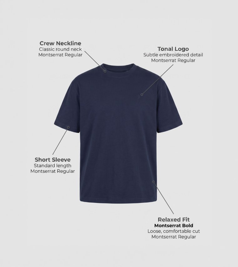 Levi's  Round Neck T-Shirts - Blue Round Neck T-Shirts