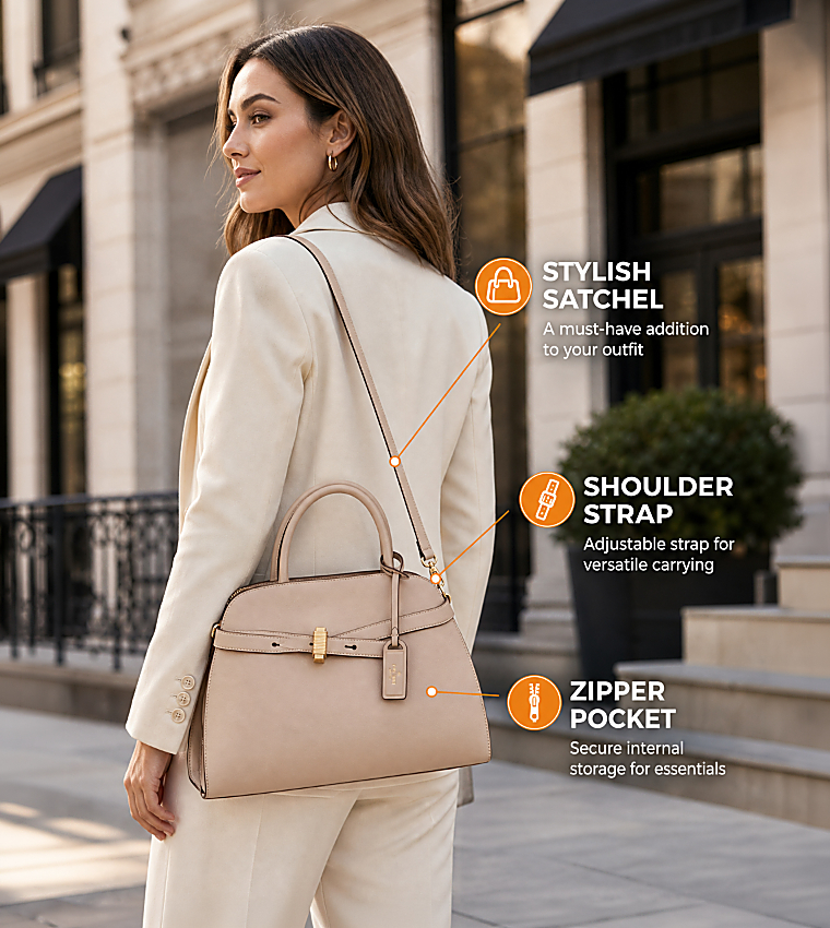 ناين وست  حقائب ساتشل  - لحمي Satchel Bags
