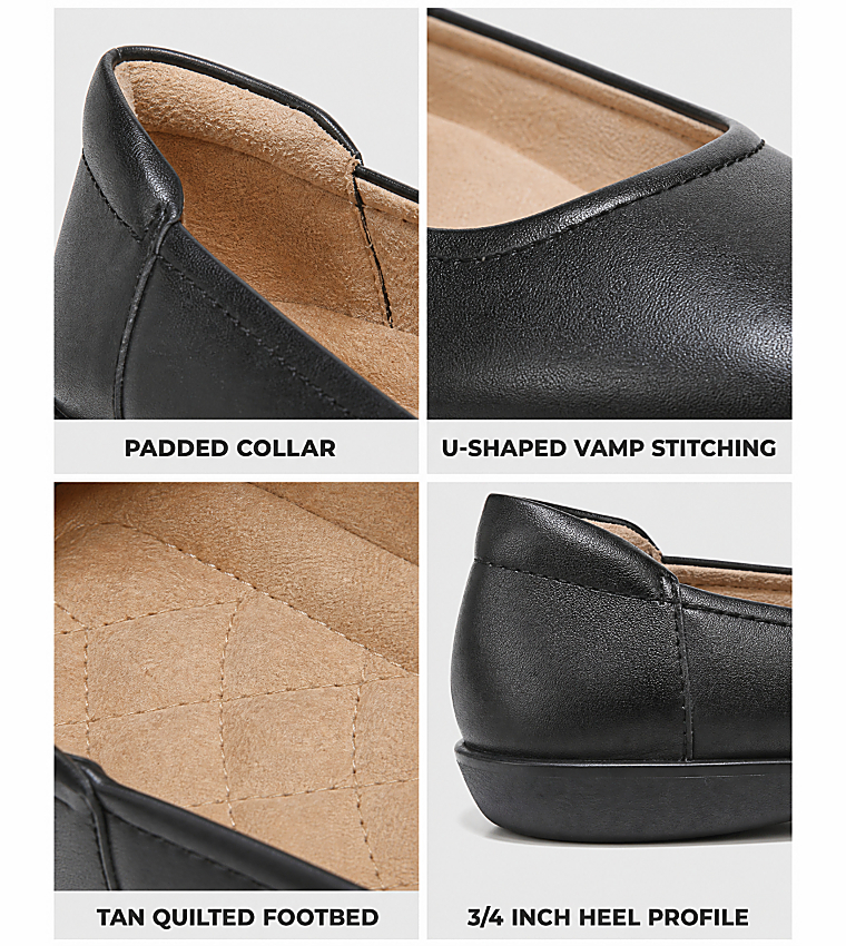 NAFLEXY Solid Ballerinas